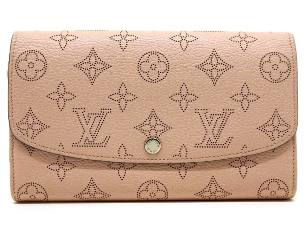 LOUIS VUITTON Wallet Accessories Portefeuille Iris Long Mahina Magnolia Pink